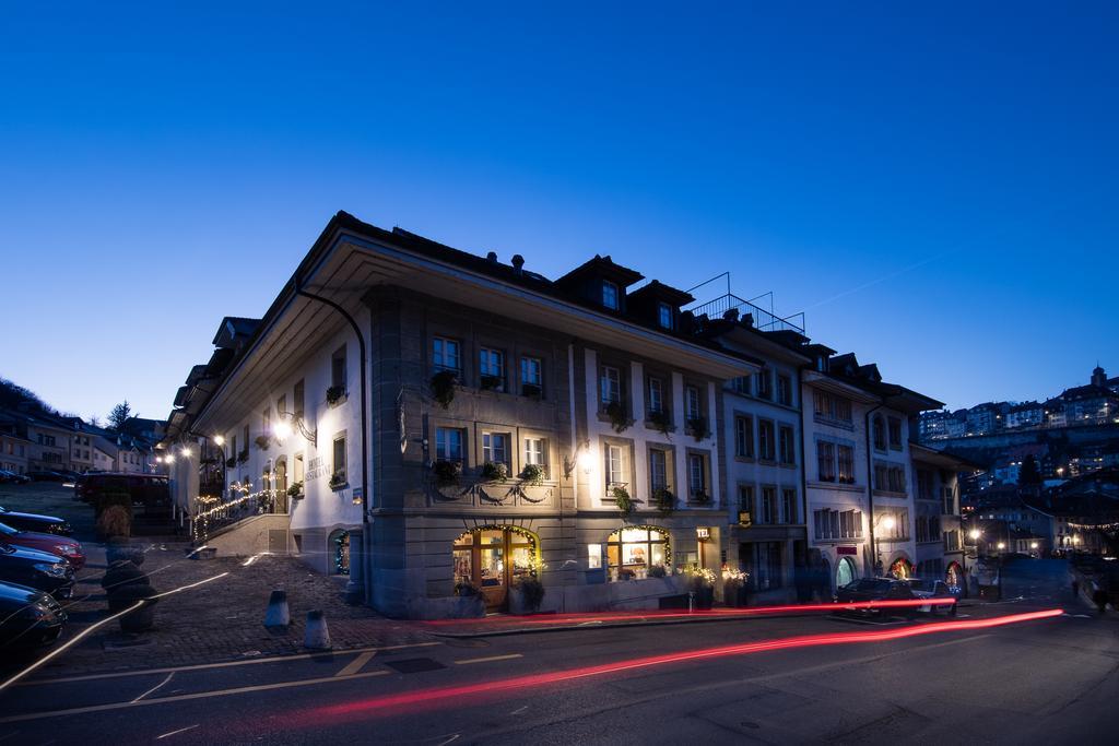 Hotel Restaurant Au Sauvage Fribourg Exteriör bild